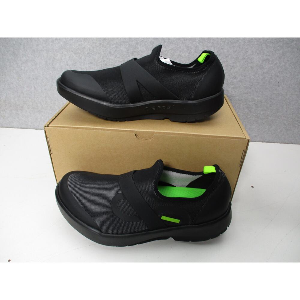 Oofos Oomg Slip On Recovery Shoes Black/Gray Fibre Shoes Mens Sz 10.5 - Picture 2 of 8